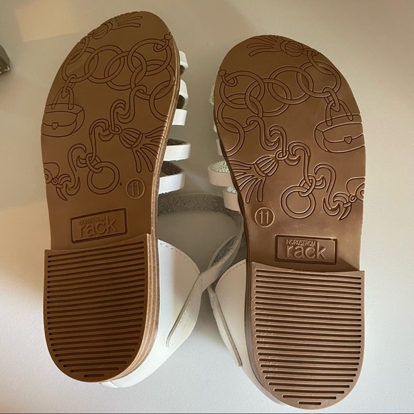 NWT Toddler Girls’ Size 11 White Sandals - Picture 6 of 7